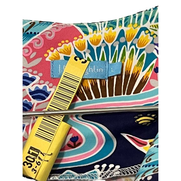 J. McLaughlin Carly Paradise Catalina Cloth Dress Women's Size Large Excellent V - Picture 3 of 4